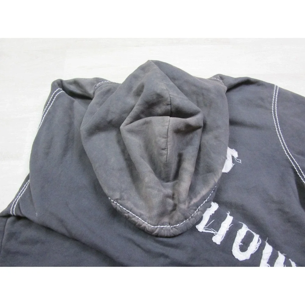 True Religion Men's Big T Hoodie‎ 3XL Full Zip Vintage Y2K 